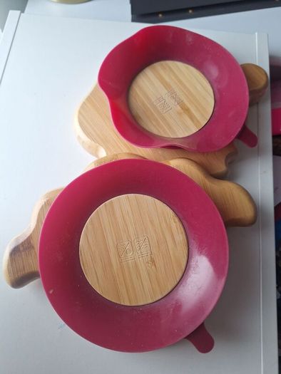 bamboo suction kids plates