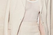 Zara textured cream blazer