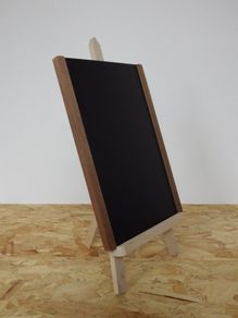 Blackboard A4 with Wooden Easel for Wedding Events or Shop's Window