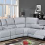 Brand New Leather Recliner Couches With Drop Down Cupholders Instock with  Free Home Delivery Image 2
