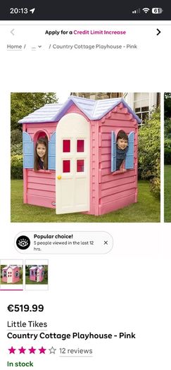 Little Tikes Country Cottage Playhouse - Pink