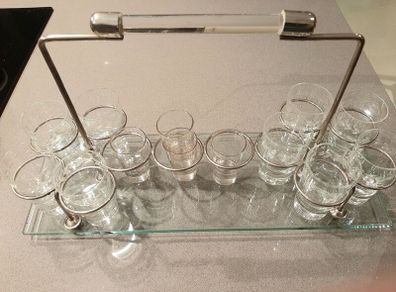 Vintage Italian mini glasses set