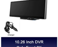Q92 2K DashCam ADAS BSD Single Lens Car DVR 1440P Car Rearview Mirror 10.26" Dashboard Video Camera Recorder 24H Park