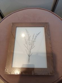 Dark wood photo frame