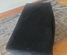 storage box suede sligh6 wear and tear on side