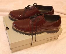 Clarks Signature Derby Shoes with Trendy Lug Sole