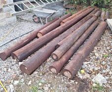 9ft poles treated can deliver