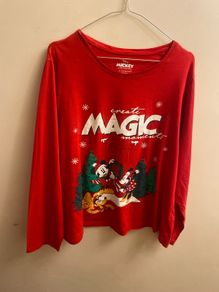 Christmas pyjama top (XL)