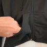 Black full zip hoodie with front pockets, size 8 Image 4