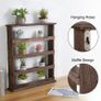 Wood Spice Rack Wall Mount, Wooden Spice Rack Holder, Seasoning Rack, Countertop or Wall Mount Tiered Door Spice Rack Image 4