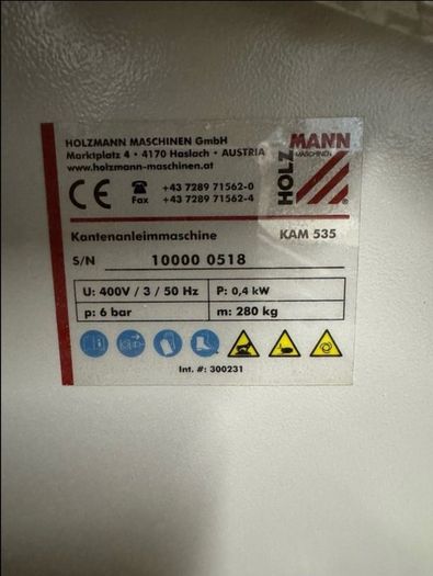 Holzmann K535 edgebander