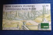 Irish stamps, 1990 booklet, Irish Garden Flowers
