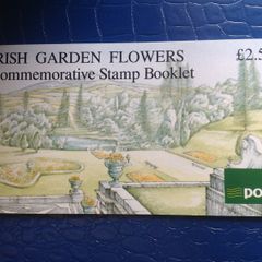 Irish stamps, 1990 booklet, Irish Garden Flowers