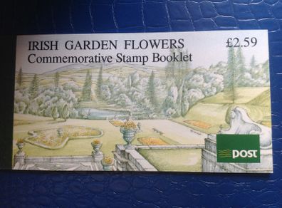 Irish stamps, 1990 booklet, Irish Garden Flowers