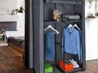 main image for ad Wardrobe with  2 clothes rails and 4 shelves FREE DELIVERY