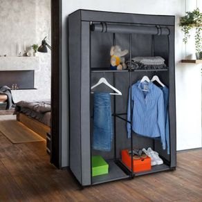 Wardrobe with  2 clothes rails and 4 shelves FREE DELIVERY