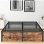 King Size Bed Frame,Metal Bed 150x200cm,5ft Image 8
