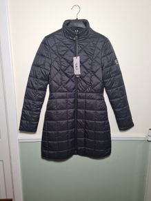 Alessandro Albanese AA equestrian womens riding coat padded jacket Size small UK 8 EU 36 BRAND NEW BNWT black