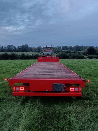 35ft bale/flat trailer
