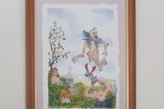 Liam Keely original artwork, framed - (Cross Country BC)