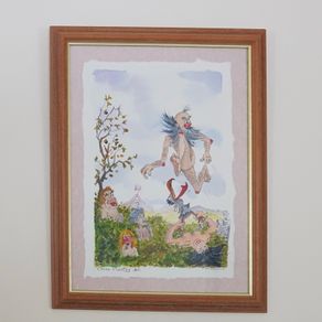 Liam Keely original artwork, framed - (Cross Country BC)