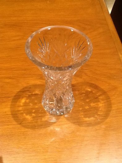 6" Crystal Vase.
