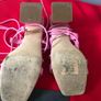 Ladies pink shoes size 4 Image 2