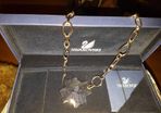 Genuine Swarovski Cross Pendant on 16 inch Chain