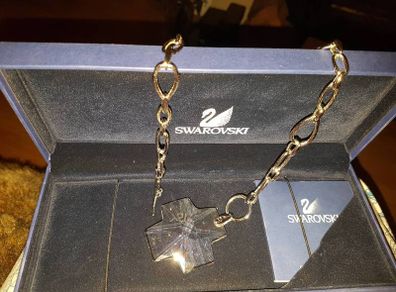 Genuine Swarovski Cross Pendant on 16 inch Chain