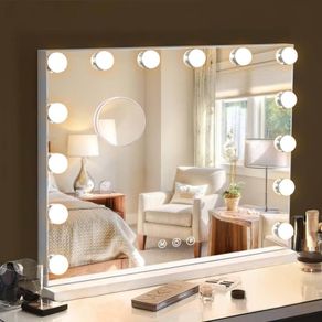 FREE EXPRESS SHIPPING Hollywood Vanity Mirror Large Lighted Makeup Mirror with 14 Bulbs & 3 Lighting Modes Dressing Table Mirror For Bedroom Dressing Room