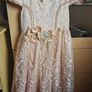 Efran Dream pink lace dress SIZE 7-8yrs Image 8