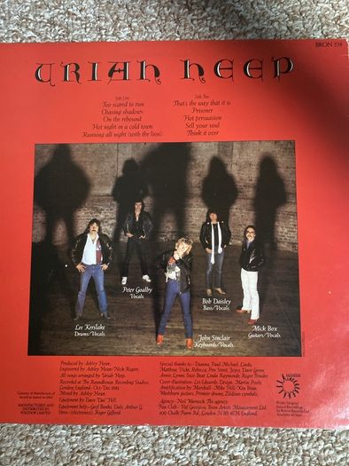 Uriah Heep "Abominog" vinyl