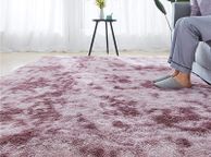 main image for ad Luxury Shaggy Soft Area Rug Tie-Dyed Faux Fur Indoor Fluffy Non-Slip Rugs Modern Home Decor For Bedroom,Kidsroom,Living Room Pink 160x200CM