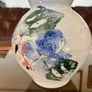 Vintage Geoffrey Healy Spongeware Studio Pottery Urn Vase Image 5