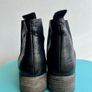 Jigsaw crinkle leather ankle boots 40/7 Image 10