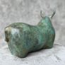 Abstract Buffalo - Patinated Bronze Image 6