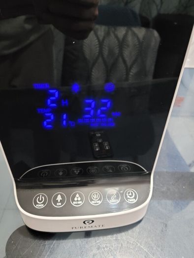 Humidifier with ioniser