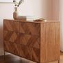 Swoon Norrebro 6-Drawer Chest - Solid Acacia & Brass - Mid-Century Modern Image 2