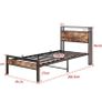 3ft Single Bed Frame with Storage Headboard,Single Beds Image 2