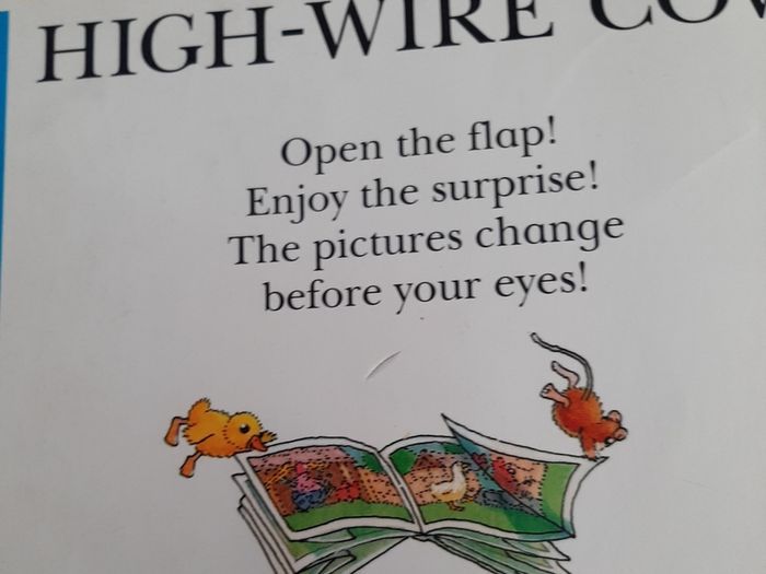 vintage open the flap story book