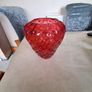 Strawberry Shaped Glass Vase Image 10