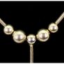 Sterling Silver 925 Lariat Chain Necklace Image 3