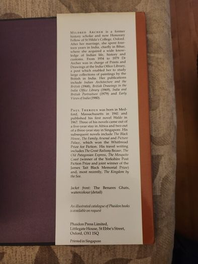 Visions Of India. The Sketchbook Of William Simpson 1859-62 By Mildred Archer. Introduction By Paul Theroux. Large Volume Hardback With Dustjacket In Good Condition.