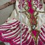 Stunning Pink & White Irish Dancing Solo Dress Image 9