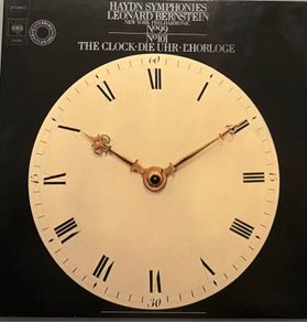 Haydn Symphonies 'The Clock' by Leonard Bernstein. 1977 gatefold Masterworks edition with the NY Philharmonic. Mint right down to the Kilkenny price tag!