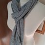 Avoca Grey Lambswool Scarf Image 5