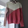 Color Block Drop Shoulder Sweater Image 3