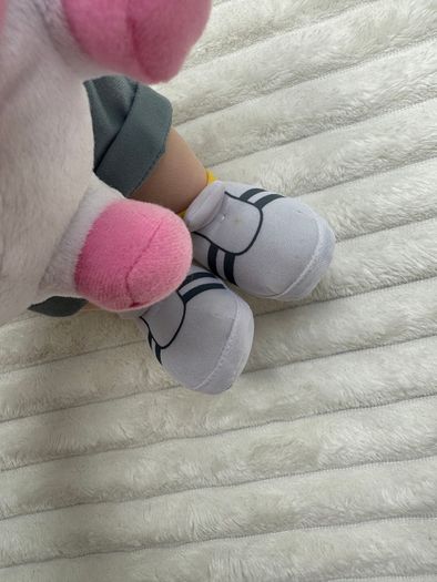 Despicable Me approx. 15 Plush Agnes Holding Fluffy Unicorn Universal Studios new Bit Dirty Please see pictures