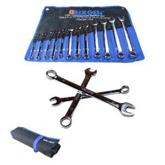 Brand New Bergen 12 Piece Combination Spanner Set