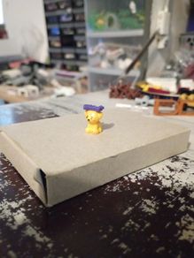 Lego animals yellow dog